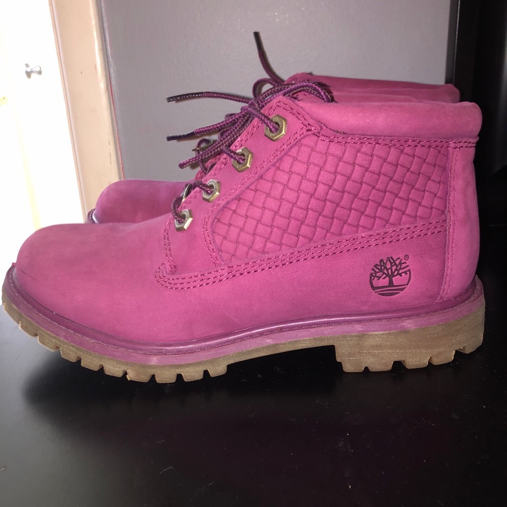 Pink Timberlands